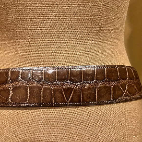 SOLD Ralph Lauren Purple Label Alligator Belt M - Picture 5 of 7